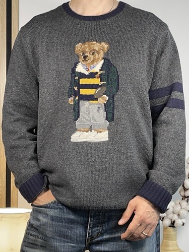 Polo bear rugby pullover wolle - pullover,