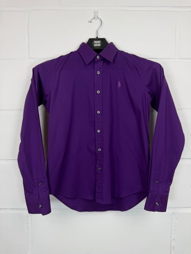 Ralph lauren lila langarm - ralph, hemd